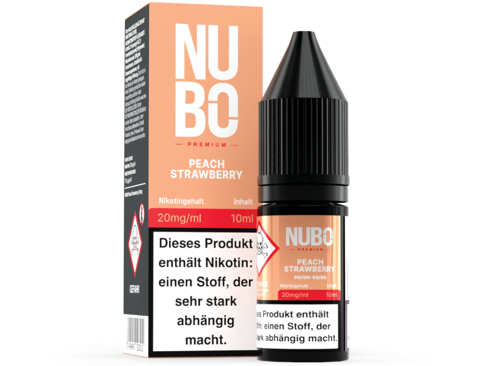 NUBO - Nikotinsalz Liquid - Peach Strawberry