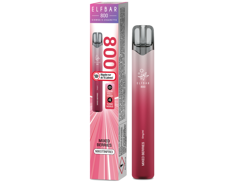 Elfbar 800 Einweg Vape - Mixed Berries 0 mg/ml