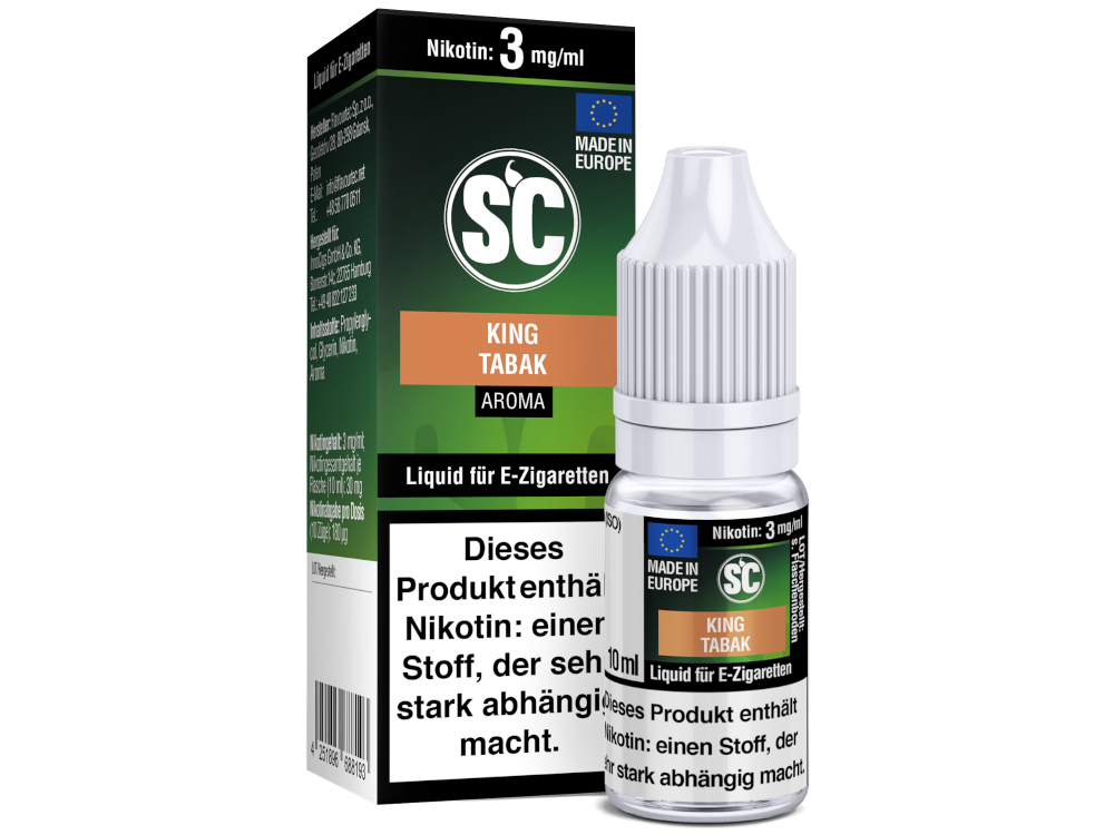 SC Liquid - King Tabak 3 mg/ml 500er Packung