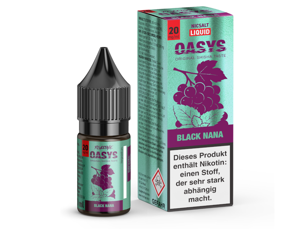 Revoltage - OASYS - Black Nana - Hybrid Nikotinsalz Liquid 20 mg/ml
