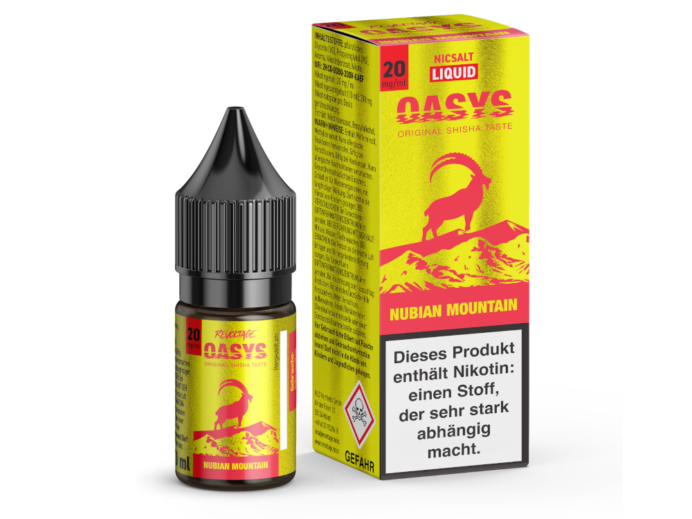 Revoltage - OASYS - Nubian Mountain - Hybrid Nikotinsalz Liquid 20 mg/ml