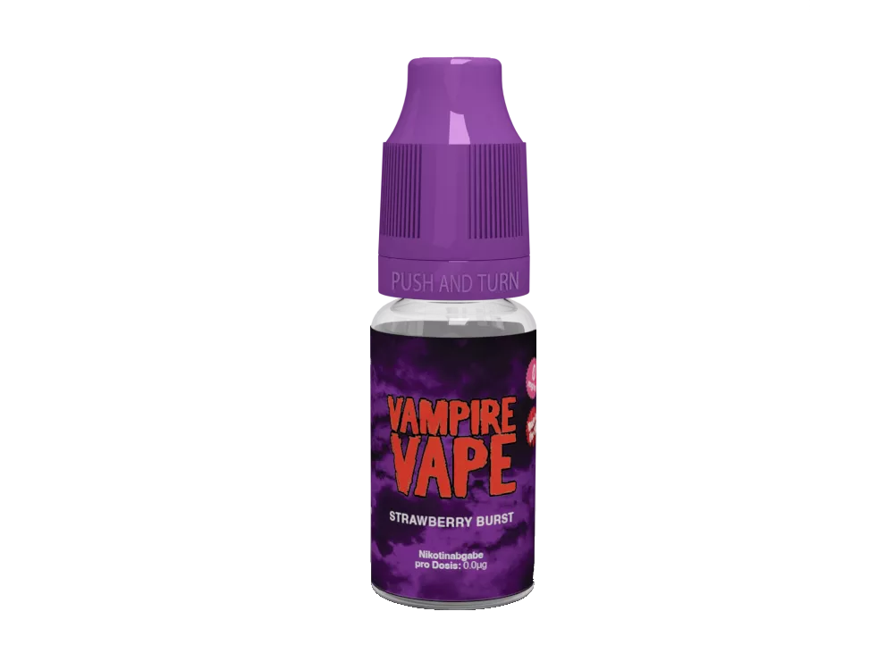 Vampire Vape - Strawberry Burst Vape Liquid 0 mg/ml