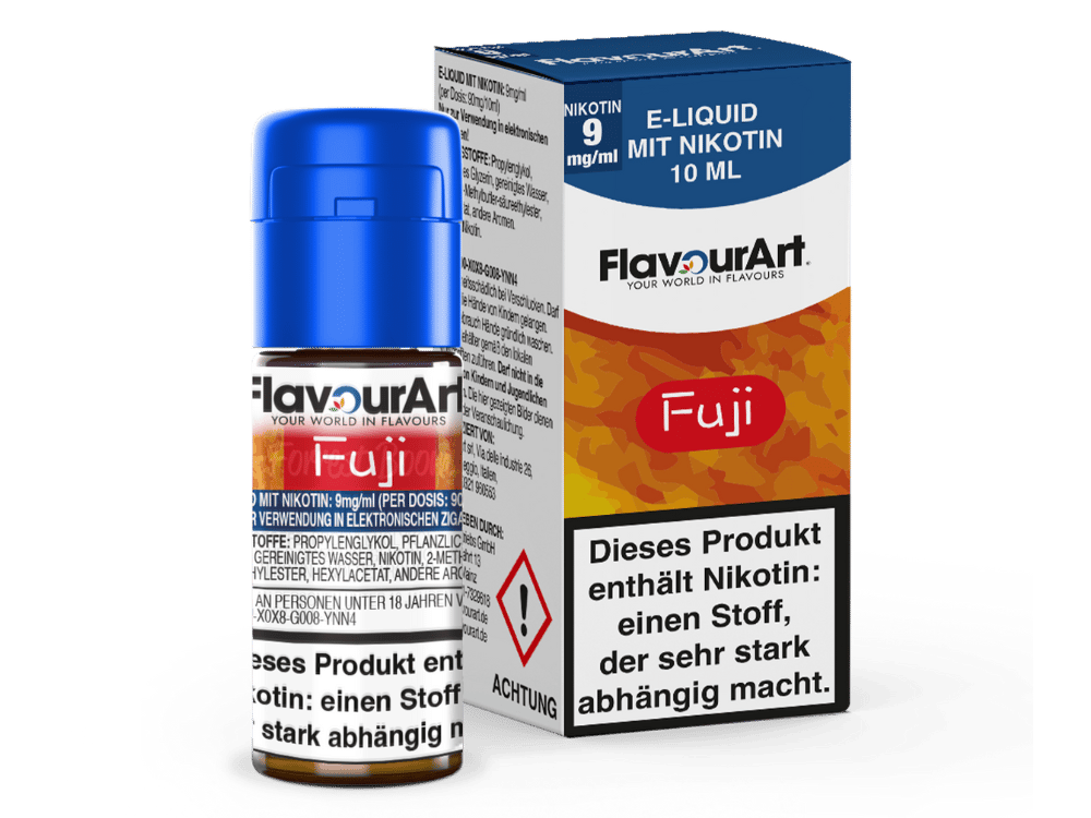 FlavourArt - Fuji E-Zigaretten Liquid 9 mg/ml