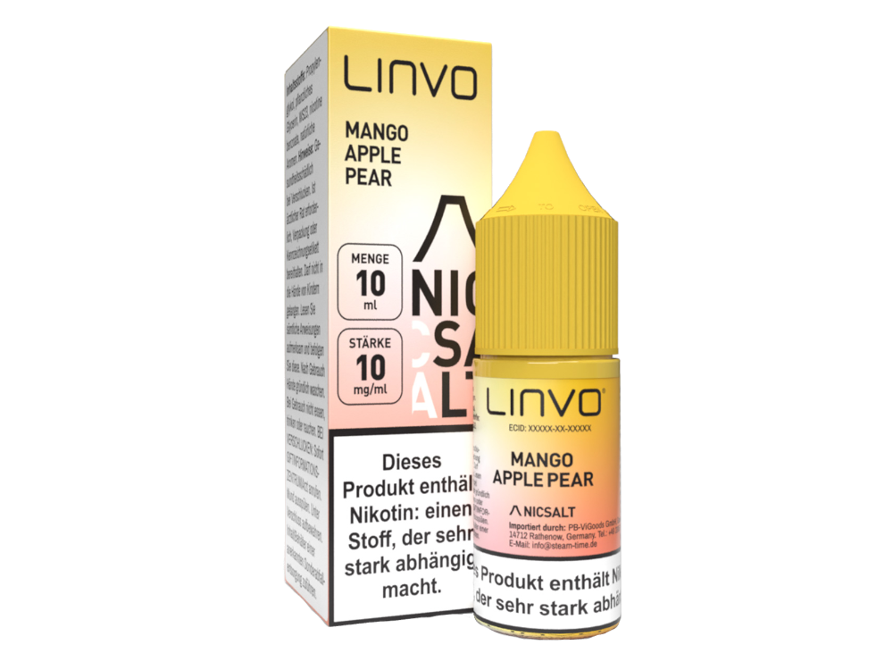 Linvo - Mango Apple Pear - Nikotinsalz Liquid 10 mg/ml
