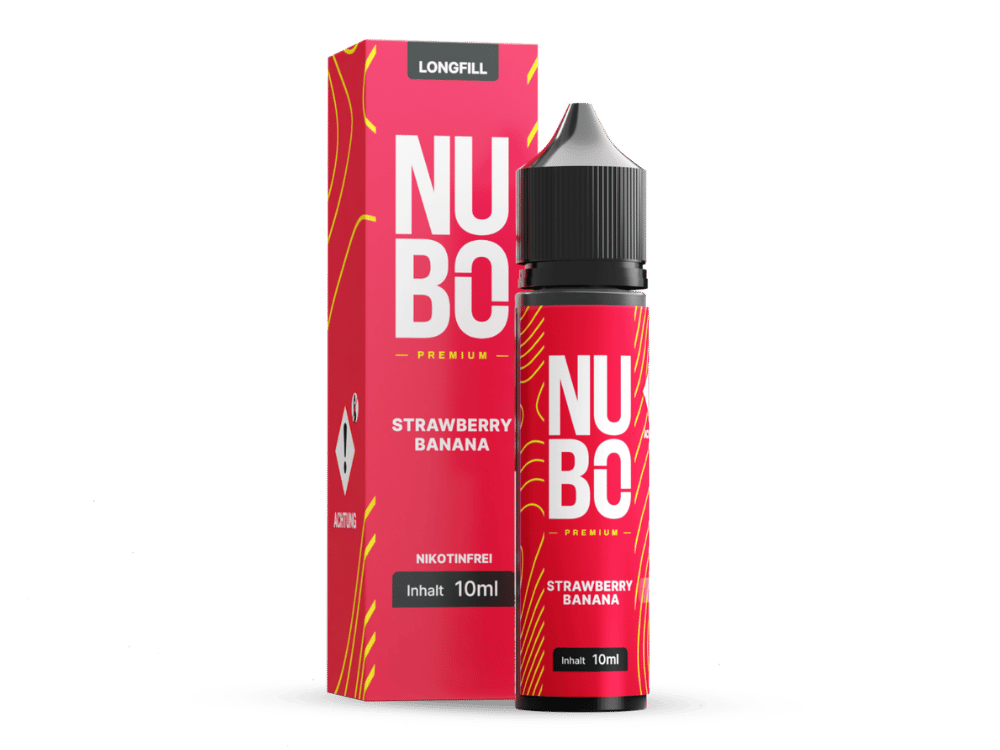 NUBO - Longfills 10 ml - Strawberry Banana