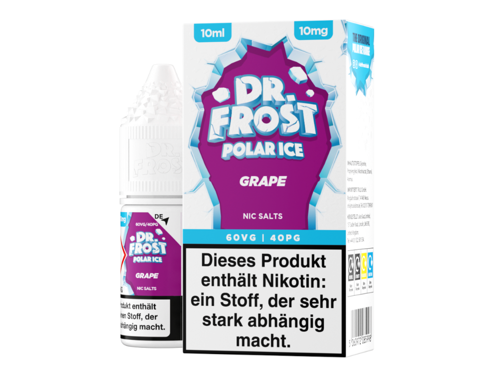 Dr. Frost - Polar Ice - Grape - Nikotinsalz Liquid 10 mg/ml