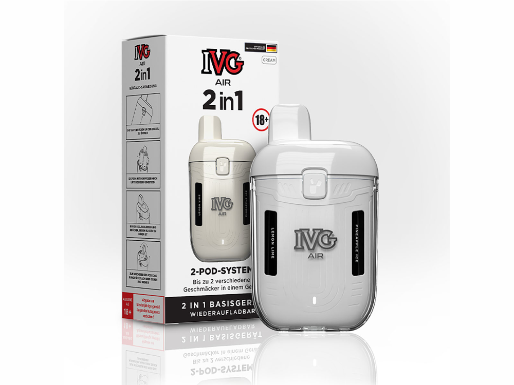 IVG - AIR 2in1 Akku 780 mAh (Basisgerät) cream – Bild 2