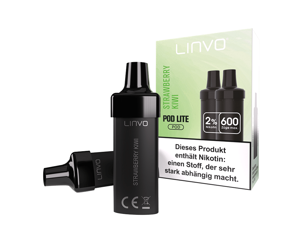 Linvo - Pod Lite Cartridge Strawberry Kiwi 20 mg/ml (2 Stück pro Packung)