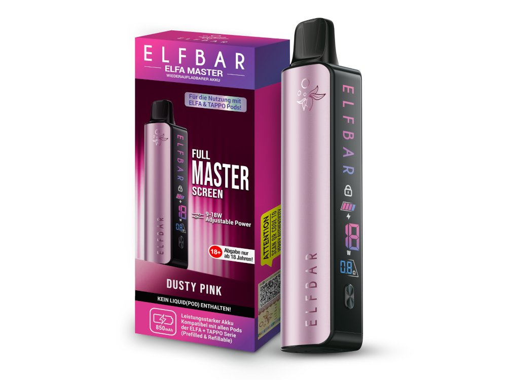 Elfbar - Elfa Master Akku 850 mAh Dusty Pink