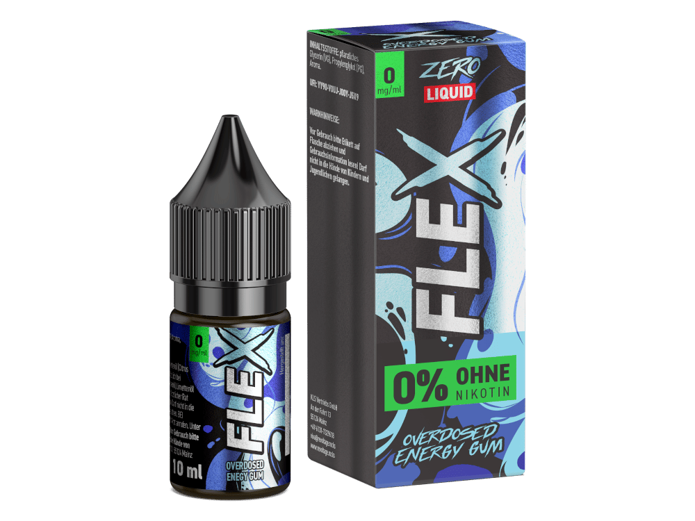 Revoltage - FLEX - Overdosed Energy Gum - Nikotinsalz Liquid 0 mg/ml
