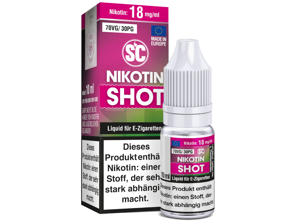 SC - 10 ml Nikotin Shot 70VG/30PG 18 mg/ml