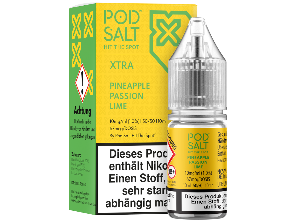 Pod Salt X - Pineapple Passion Lime - Nikotinsalz Liquid