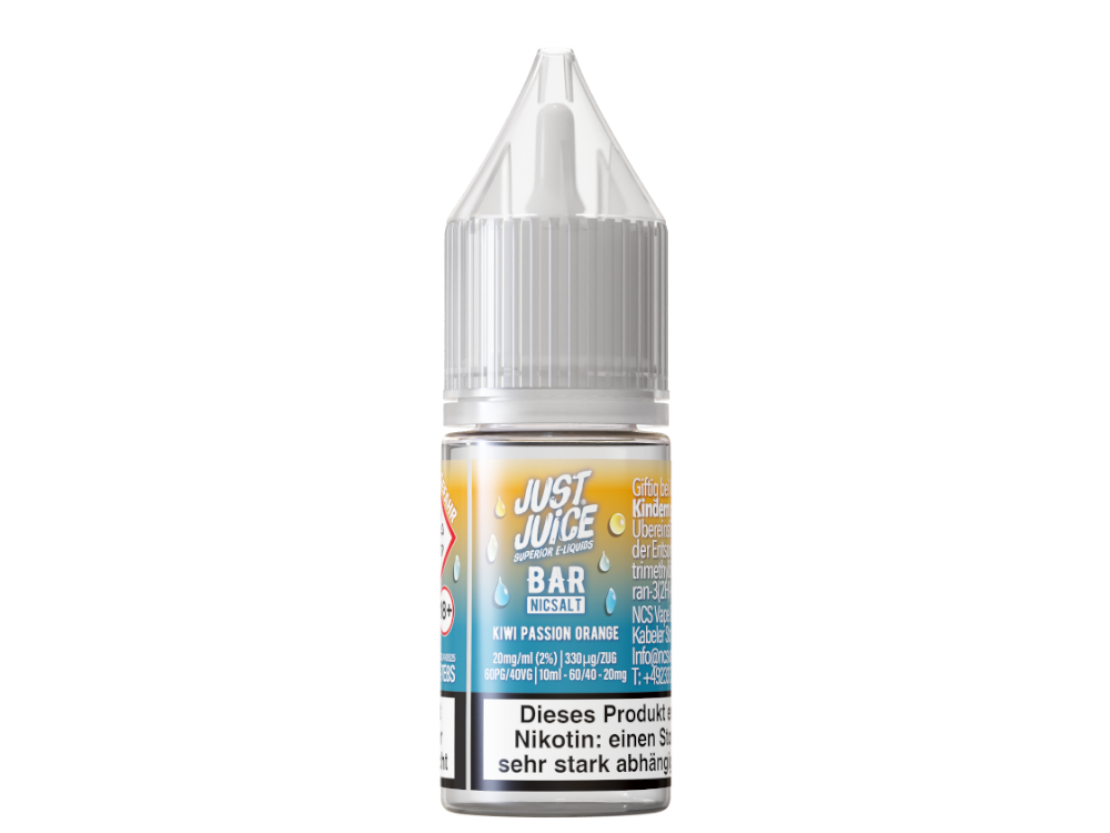 Just Juice - Bar - Kiwi Passion Orange - Nikotinsalz Liquid 20 mg/ml – Bild 2