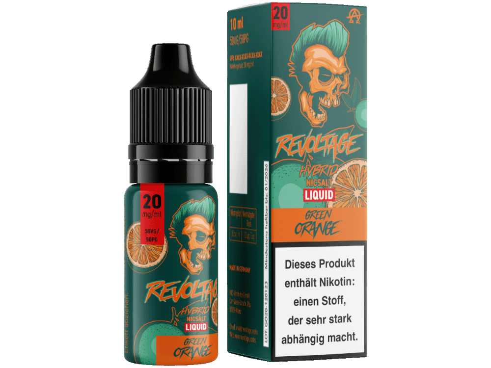 Revoltage - Green Orange - Hybrid Nikotinsalz Liquid 20 mg/ml