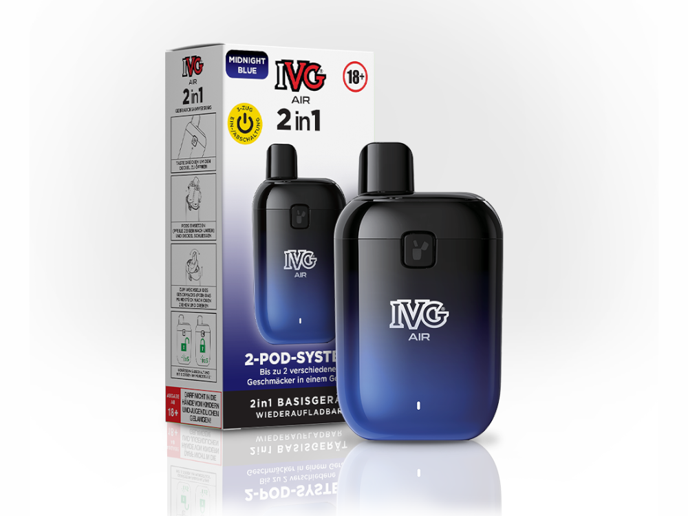 IVG - AIR 2in1 Akku 780 mAh (Basisgerät) midnight blau – Bild 2