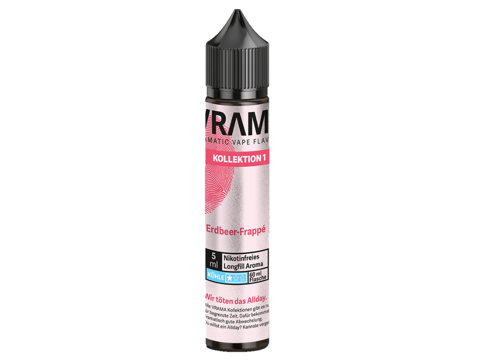 VRAMA - Kollektion 1 - Longfills 5 ml - Erdbeer-Frappé