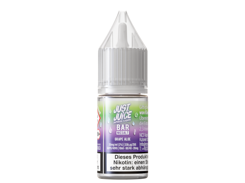 Just Juice - Bar - Grape Aloe - Nikotinsalz Liquid 20 mg/ml – Bild 2
