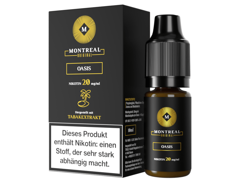 Montreal Original - Oasis - Nikotinsalz Liquid 20 mg/ml