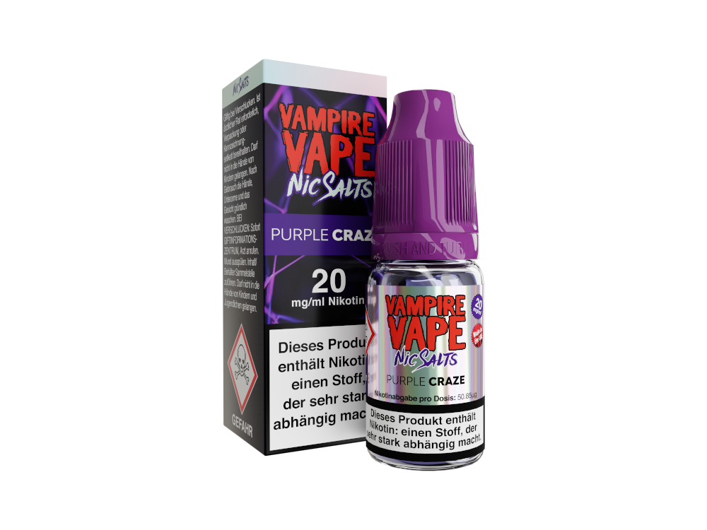 Vampire Vape - Purple Craze - Nikotinsalz Liquid 20 mg/ml