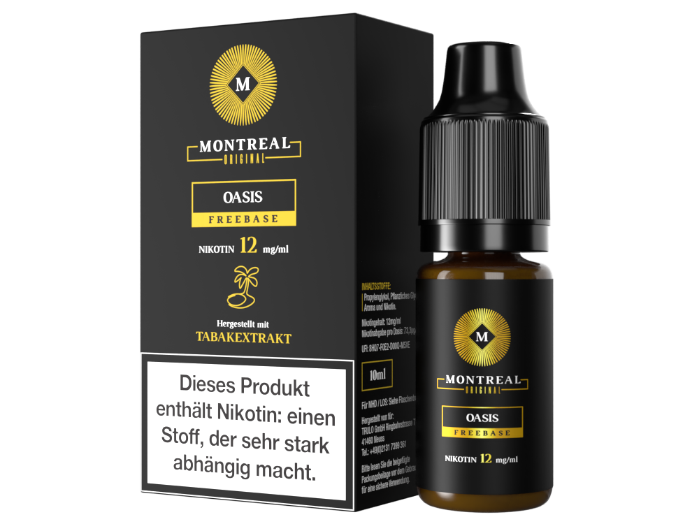 Montreal Original - Oasis E-Zigaretten Liquid 12 mg/ml