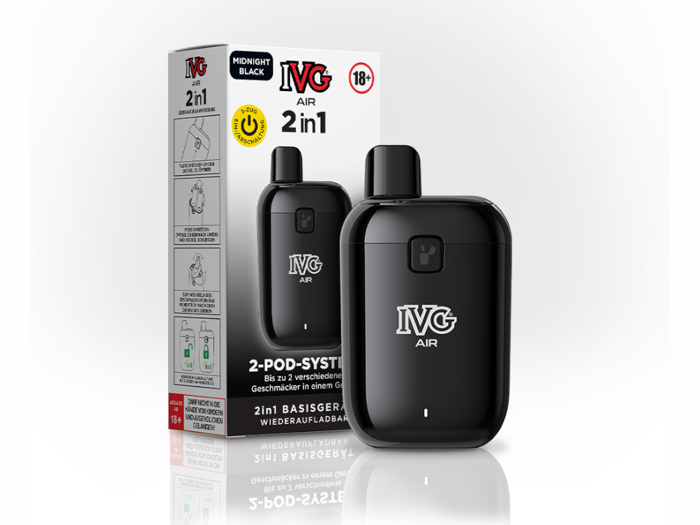 IVG - AIR 2in1 Akku 780 mAh (Basisgerät) midnight schwarz – Bild 2