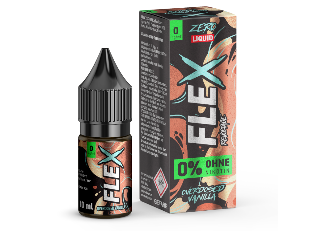 Revoltage - FLEX - Overdosed Vanilla - Nikotinsalz Liquid 0 mg/ml