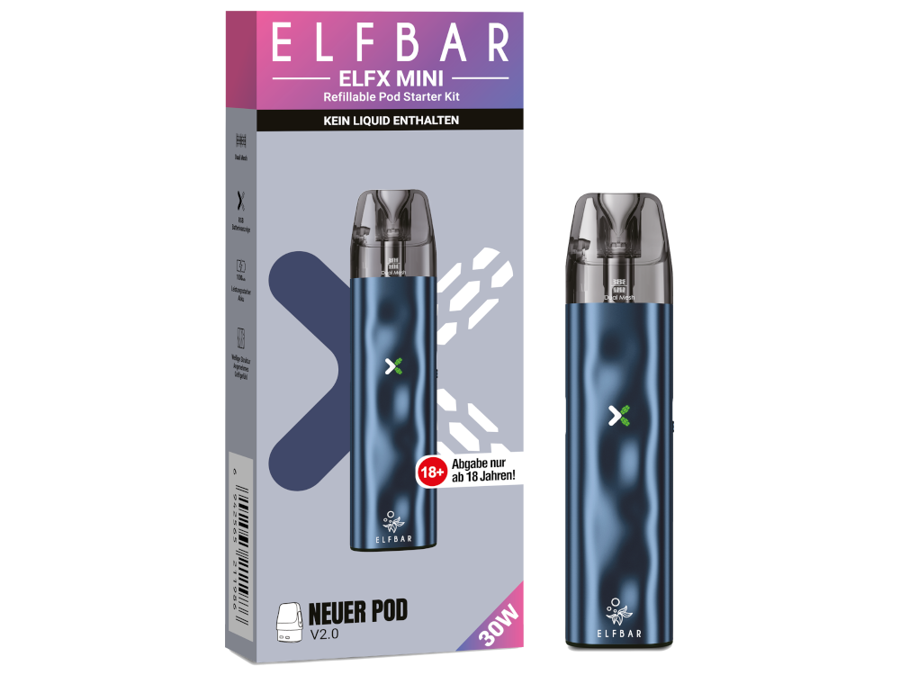 Elfbar - Elfx Mini E-Zigaretten Set Ocean