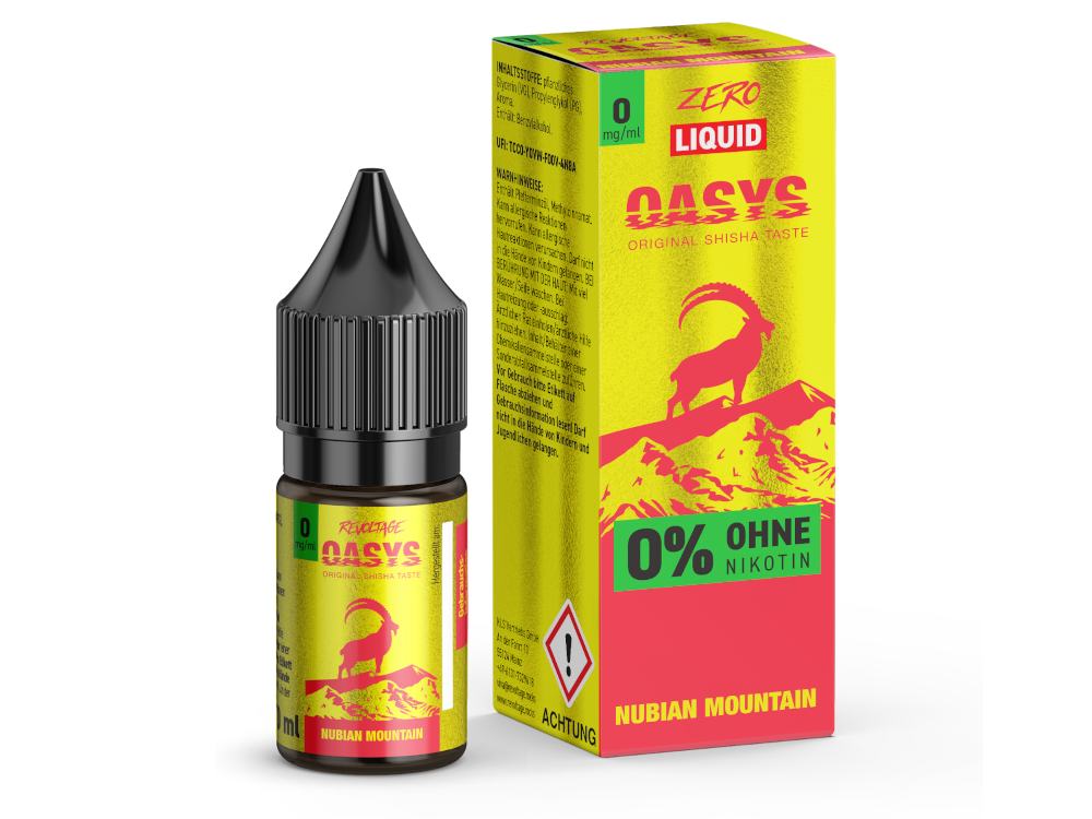 Revoltage - OASYS - Nubian Mountain - Hybrid Nikotinsalz Liquid 0 mg/ml