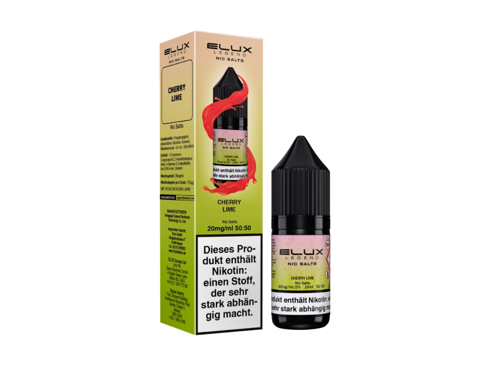 Elux - Cherry Lime - Nikotinsalz Liquid 10 mg/ml