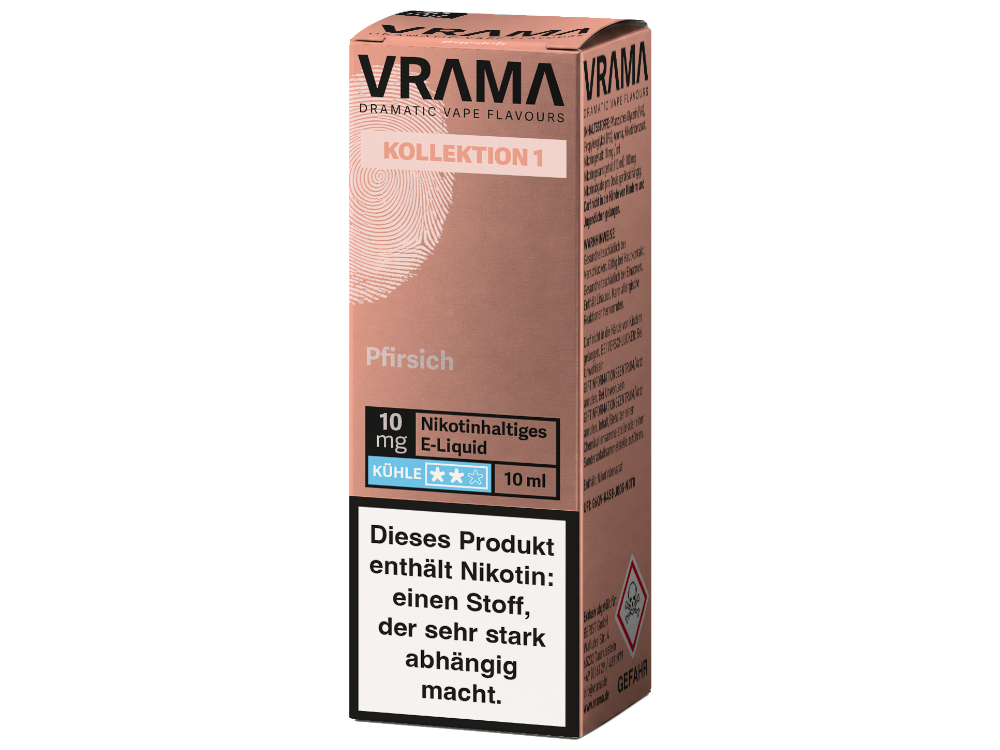 VRAMA - Kollektion 1 - Nikotinsalz Liquid - Pfirsich