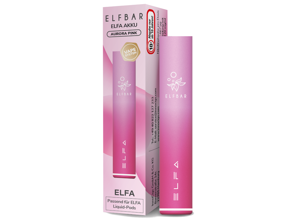 Elfbar - Elfa Akku 500 mAh Aurora Pink