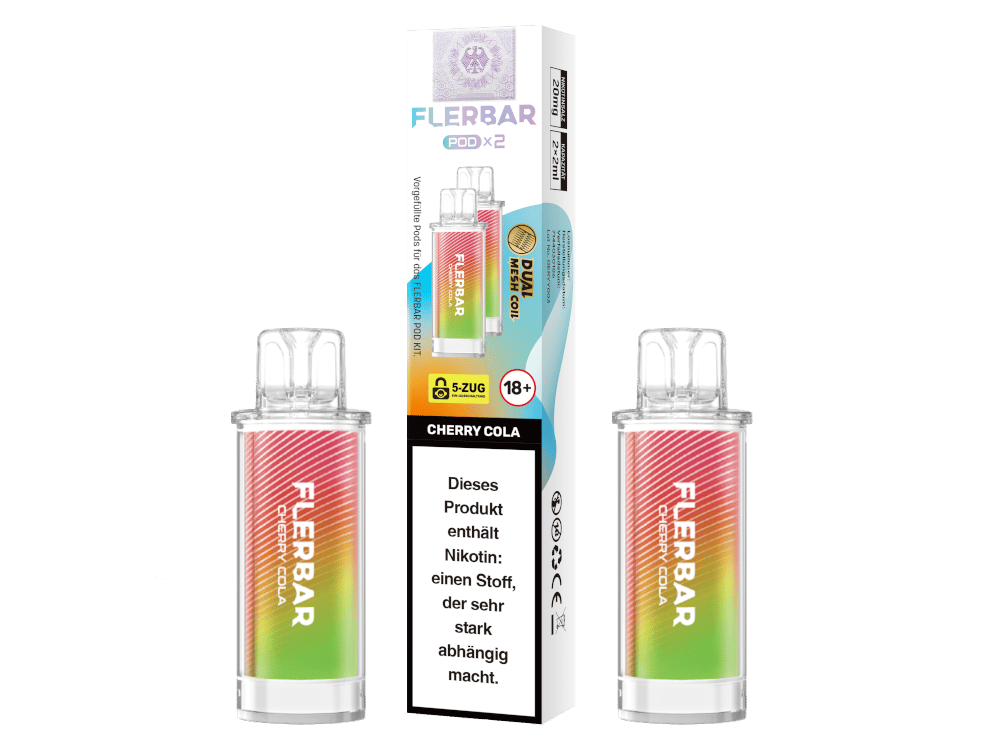 Flerbar - POD Cherry Cola 20 mg/ml (2 Stück pro Packung)