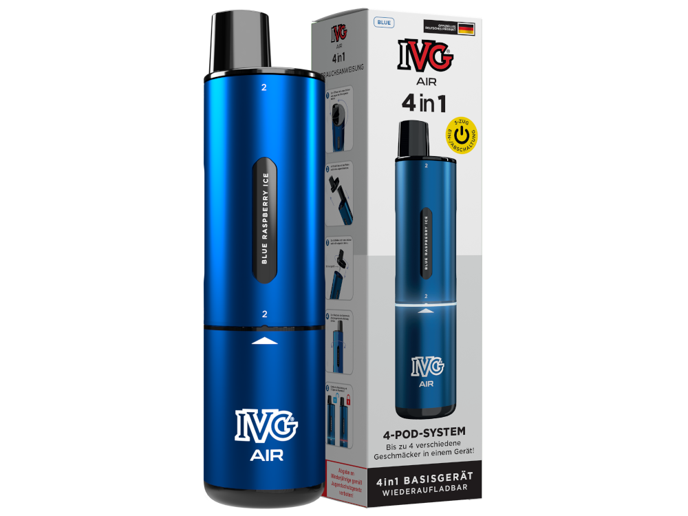 IVG - AIR 4in1 Akku 1100 mAh (Basisgerät) blau – Bild 2