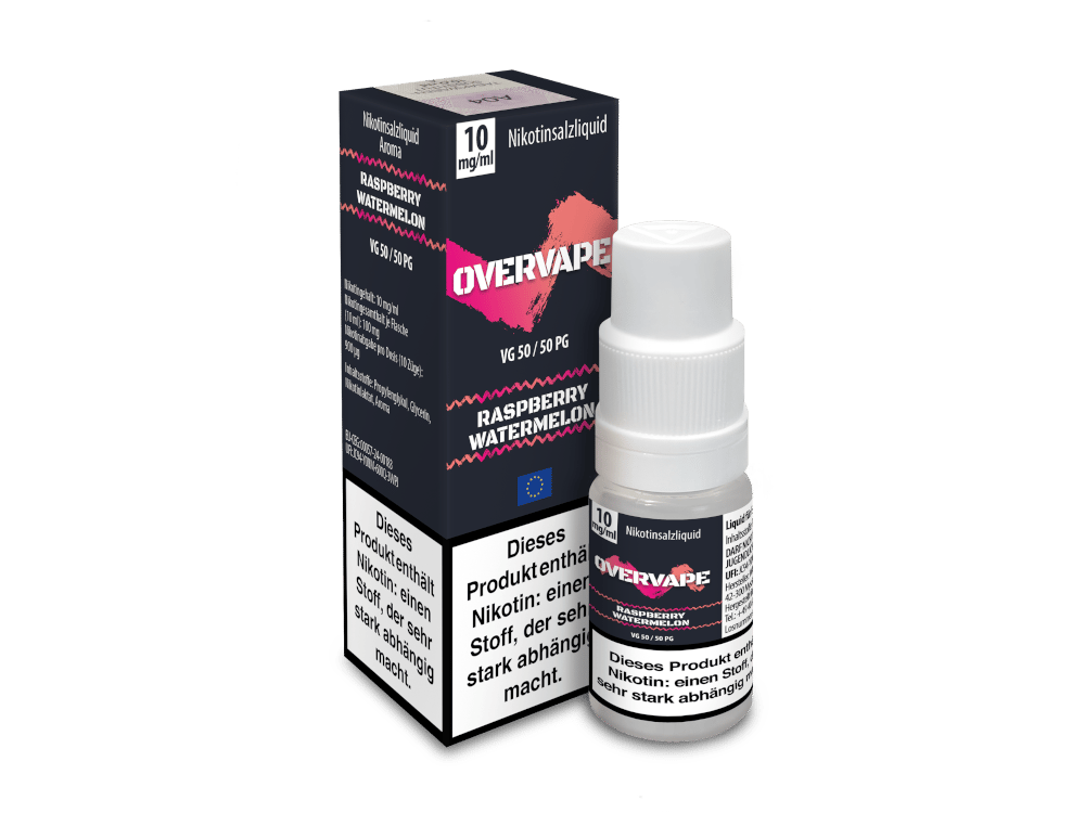 Overvape - Raspberry Watermelon - Nikotinsalz Liquid 10 mg/ml