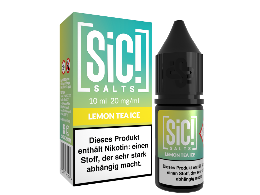 SiC! Salts - Lemon Tea Ice - Nikotinsalz Liquid 20 mg/ml