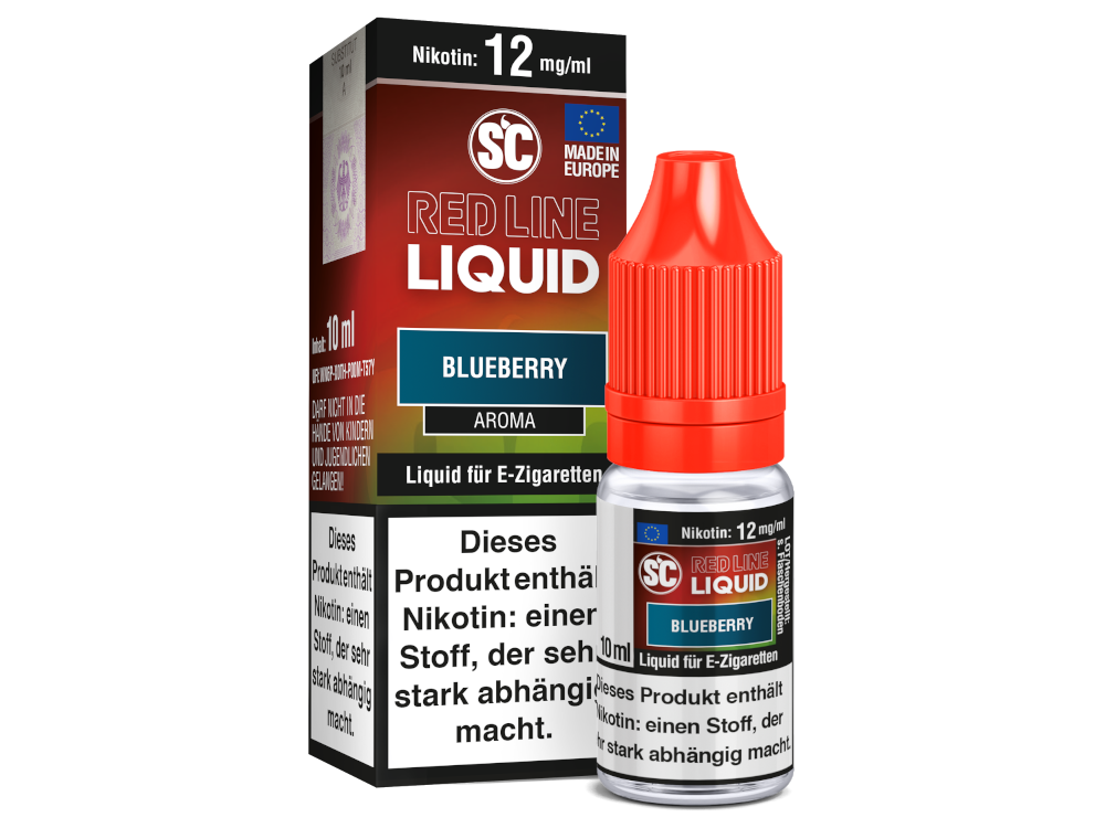 SC - Red Line Nikotin - Blueberry 12 mg/ml