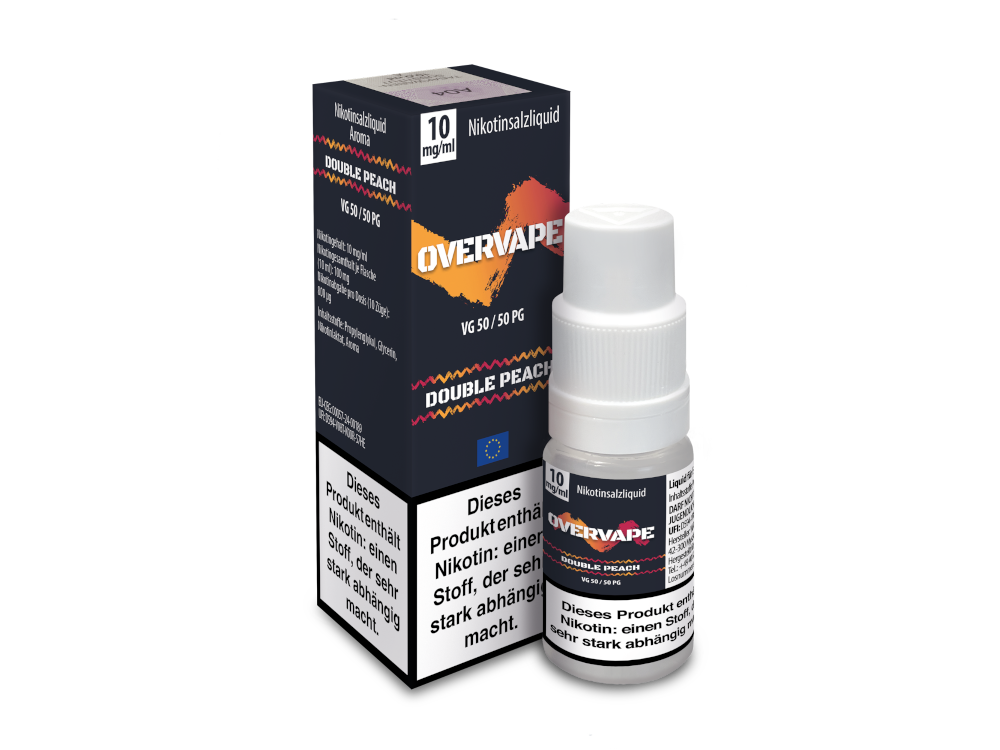 Overvape - Double Peach - Nikotinsalz Liquid 10 mg/ml