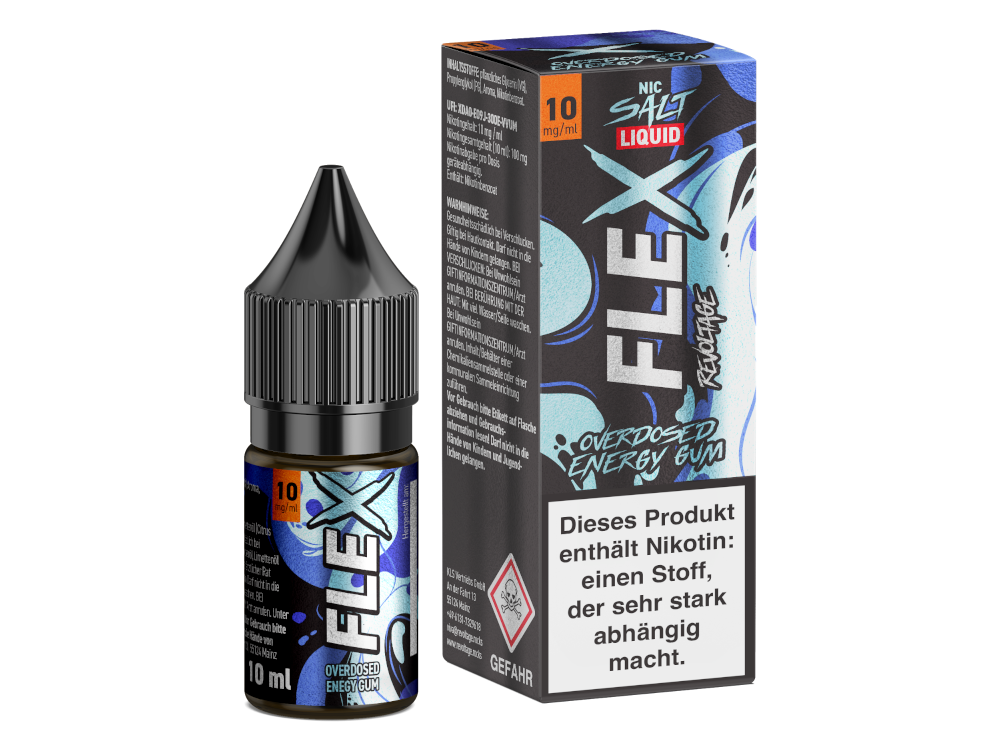 Revoltage - FLEX - Overdosed Energy Gum - Nikotinsalz Liquid 10 mg/ml