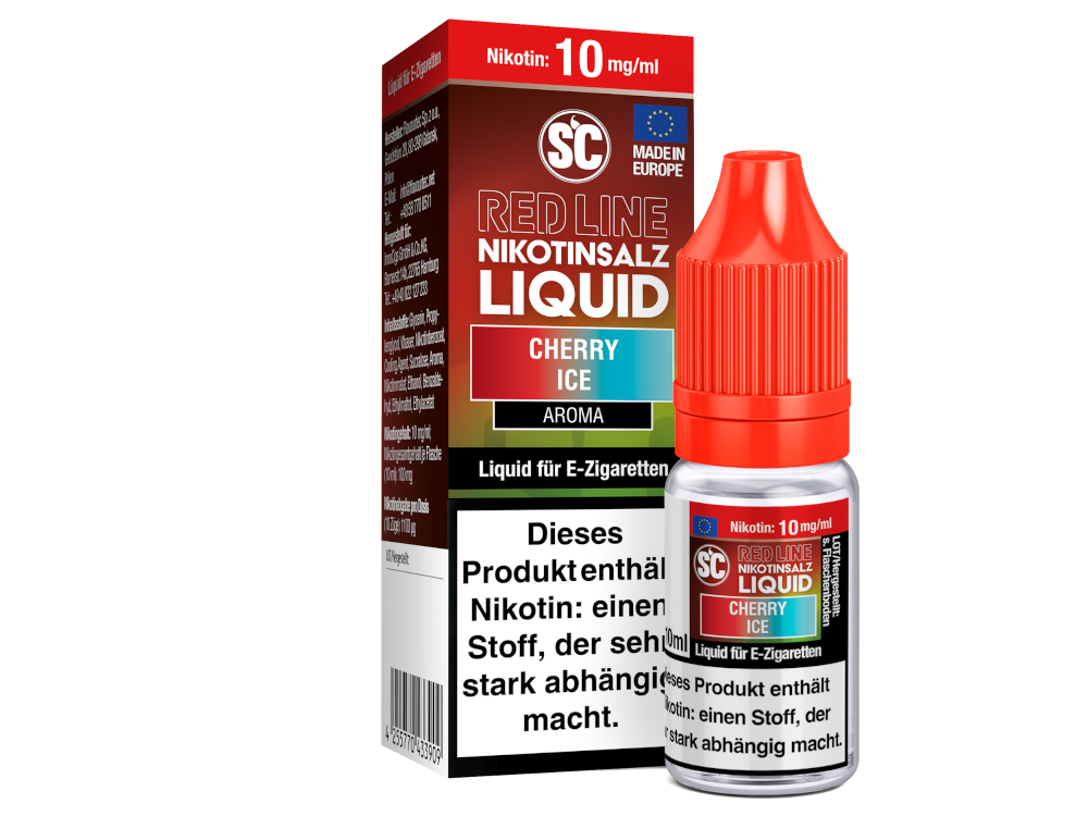 SC - Red Line - Cherry Ice - Nikotinsalz Liquid 10 mg/ml