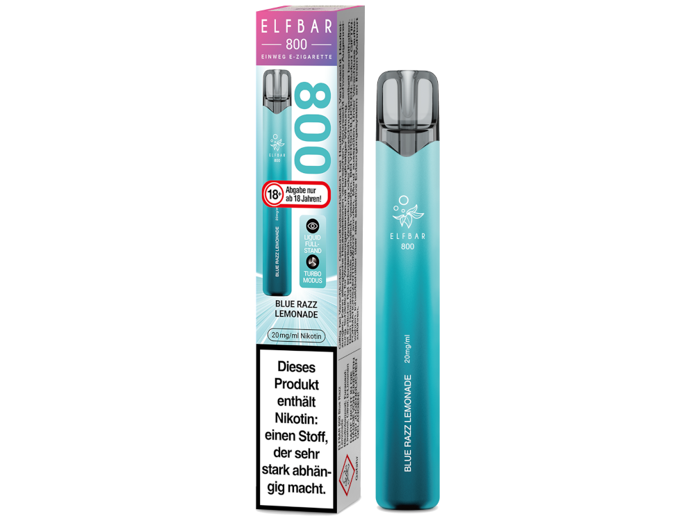 Elfbar 800 Einweg E-Zigarette - Blue Razz Lemonade 20 mg/ml
