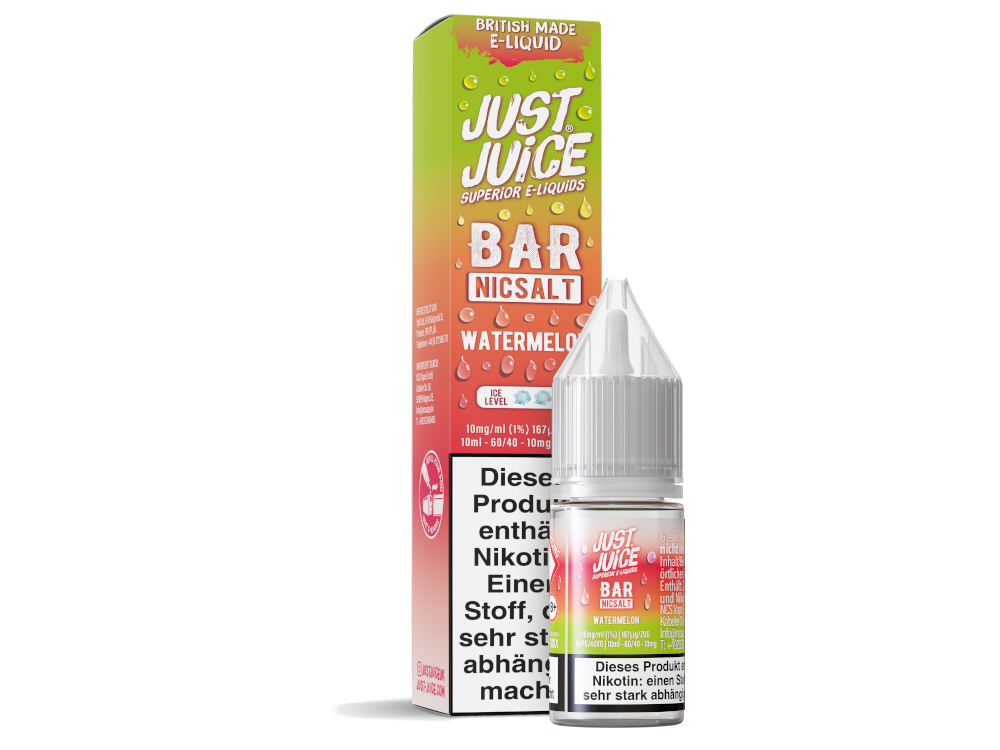 Just Juice - Bar - Watermelon - Nikotinsalz Liquid 10 mg/ml