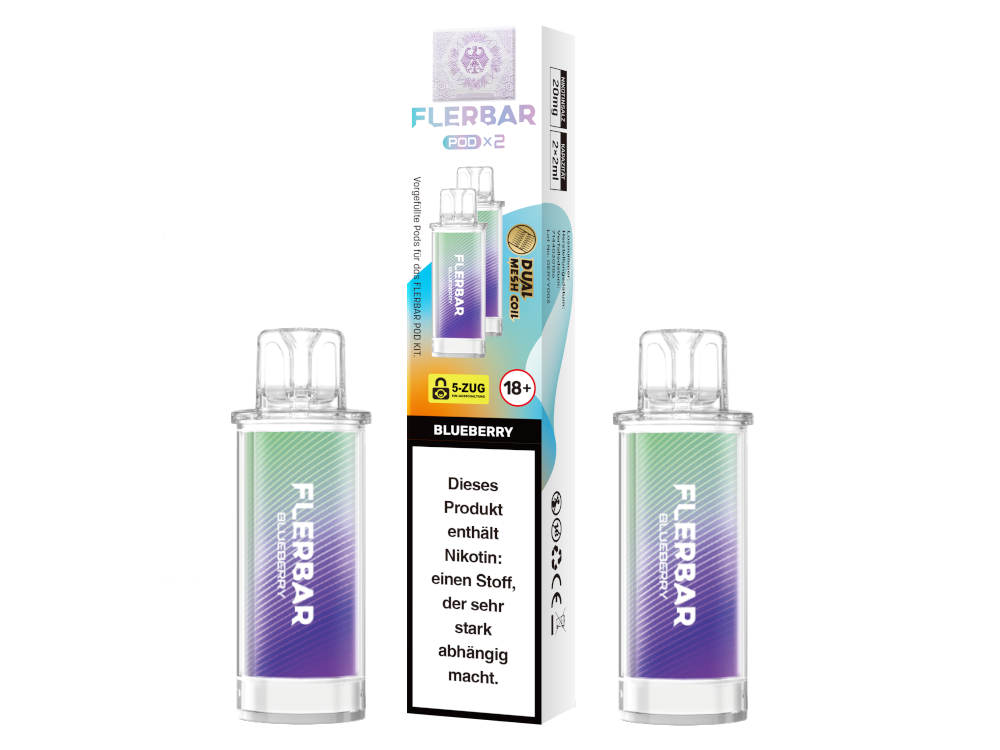 Flerbar - POD Blueberry 20 mg/ml (2 Stück pro Packung)