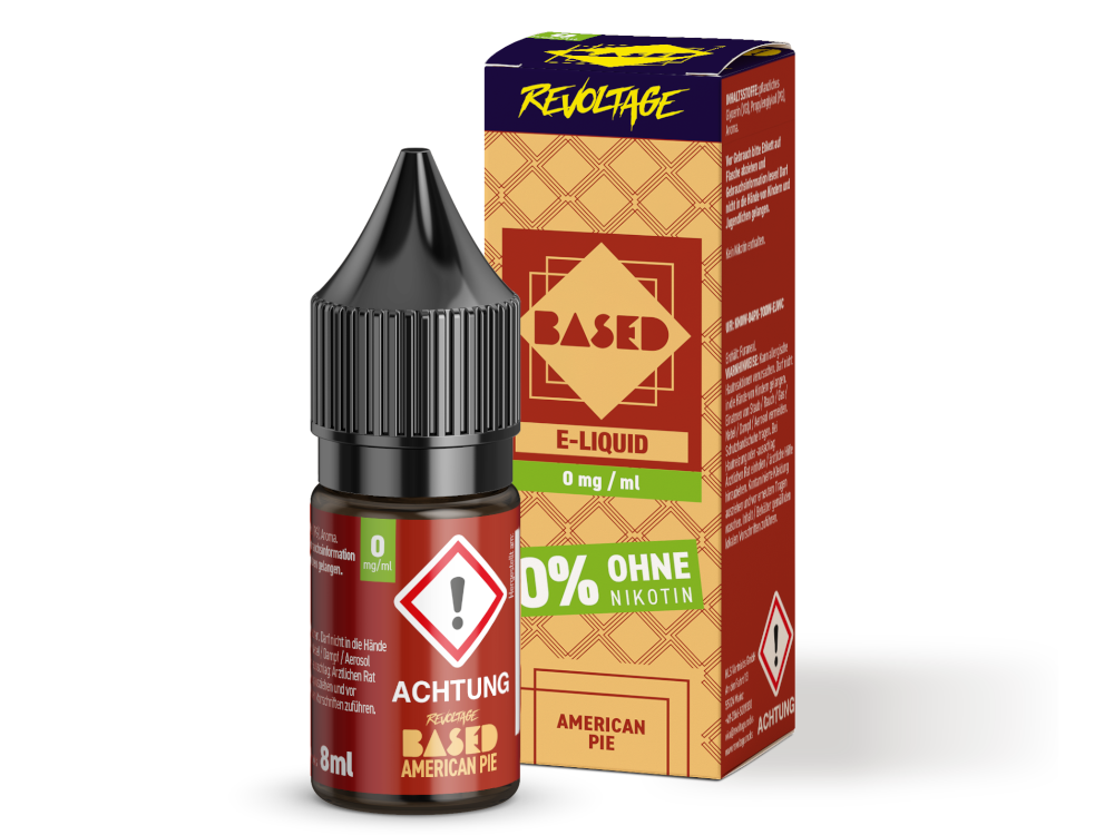 Revoltage - BASED - Amercian Pie Hybrid Nikotinsalz Liquid 8 ml 0 mg/ml