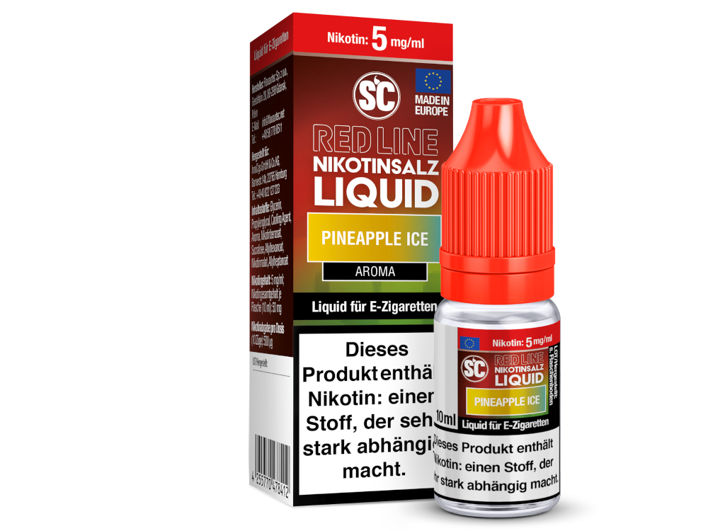 SC - Red Line - Pineapple Ice - Nikotinsalz Liquid 5 mg/ml