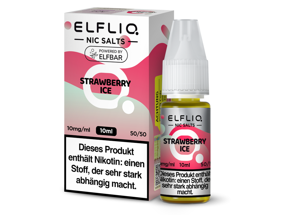 ELFLIQ - Strawberry Ice - Nikotinsalz Liquid 10 mg/ml