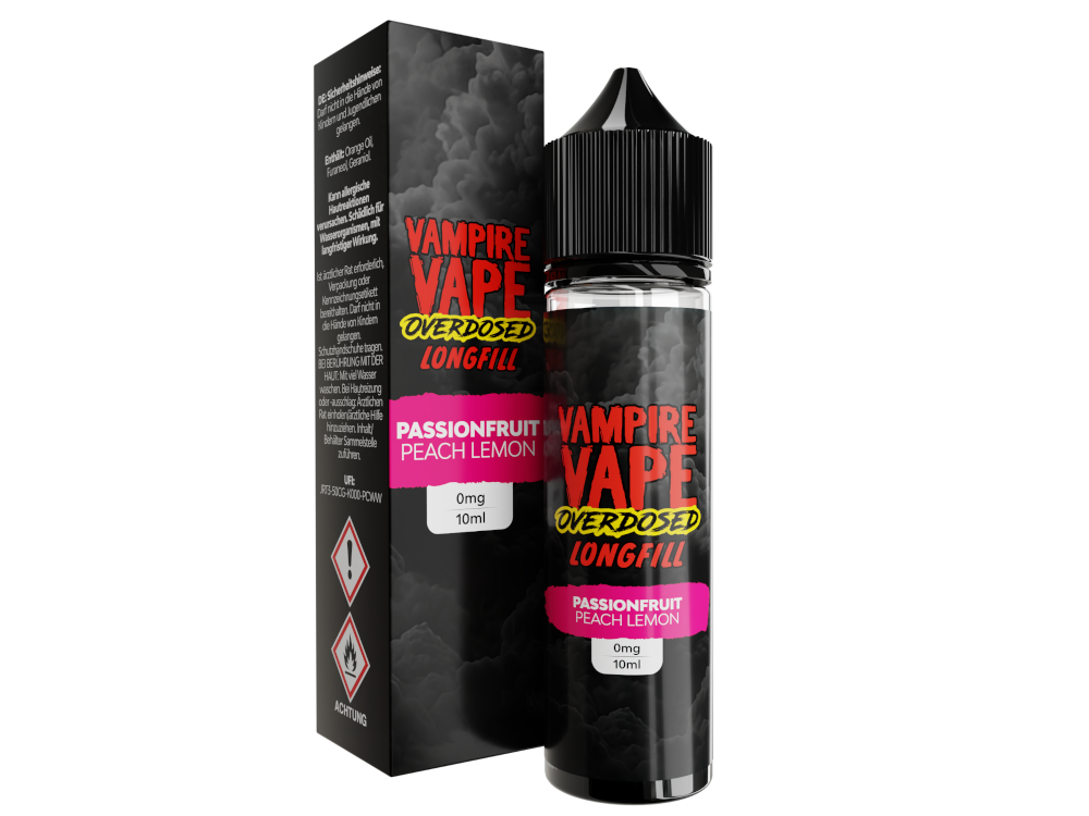 Vampire Vape - Overdosed - Aroma Passionfruit Peach Lemon 10 ml