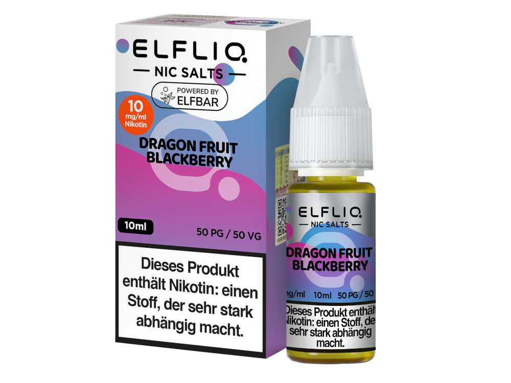 ELFLIQ - Dragon Fruit Blackberry - Nikotinsalz Liquid 10 mg/ml
