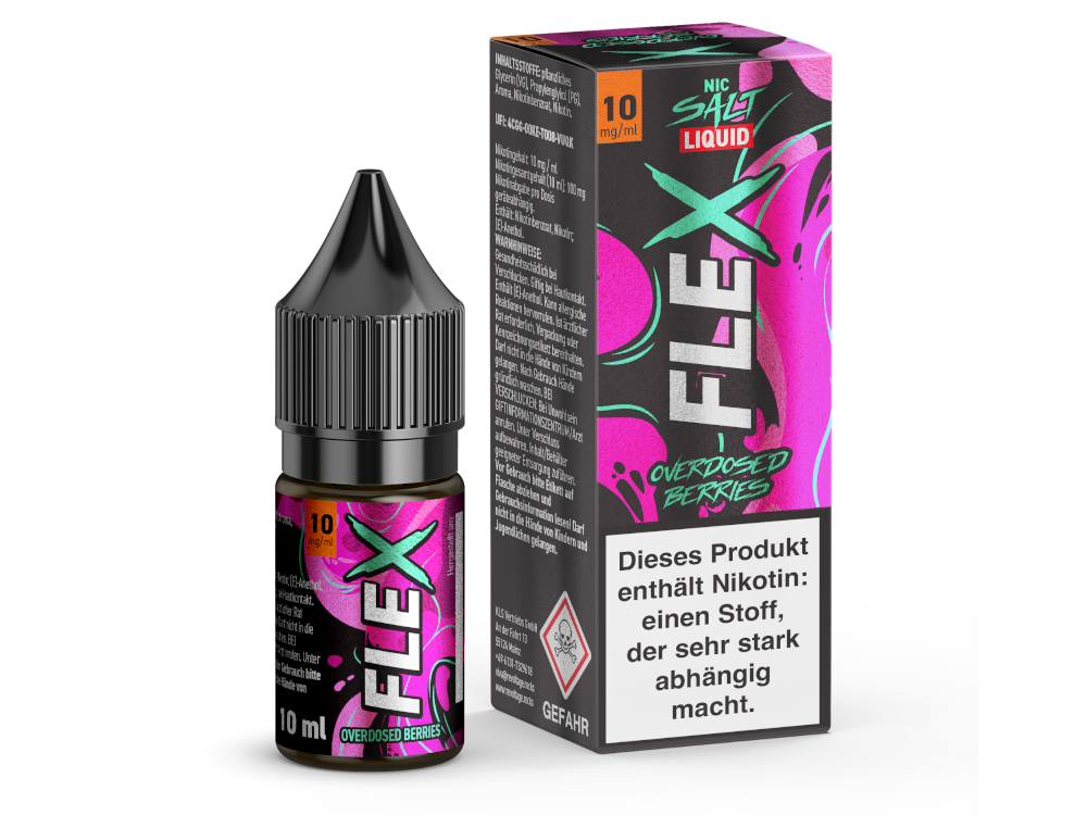 Revoltage - FLEX - Overdosed Berries - Nikotinsalz Liquid 10 mg/ml