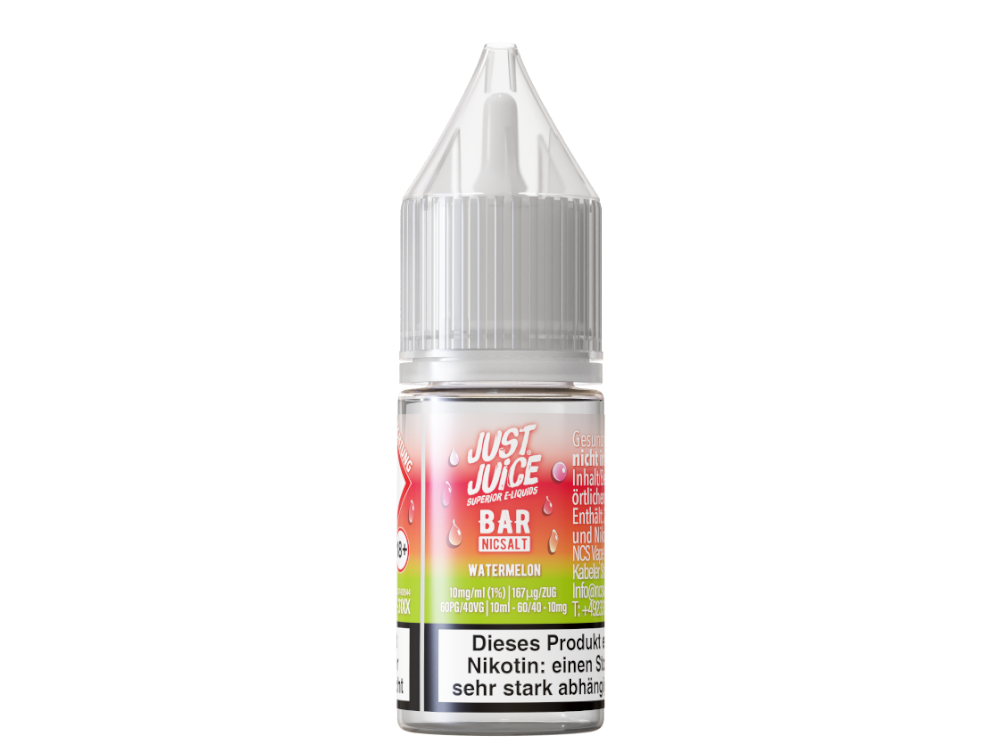 Just Juice - Bar - Watermelon - Nikotinsalz Liquid 10 mg/ml – Bild 2