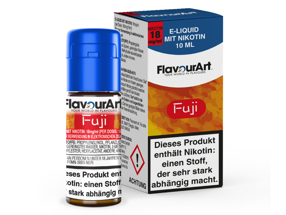 FlavourArt - Fuji E-Zigaretten Liquid 18 mg/ml